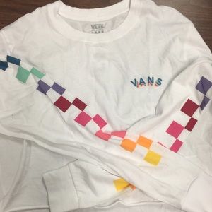 Vans long sleeve crop top